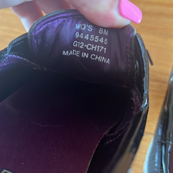 Black Sequin Patent Sperry Boat Shoes - Picture 7 of 7